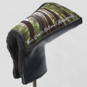 Tot de sequoia's in de ochtend golfheadcover (3/4 voorkant)