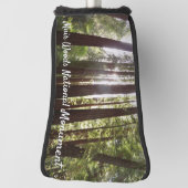 Tot de sequoia's in de ochtend golfheadcover (Draai 90)