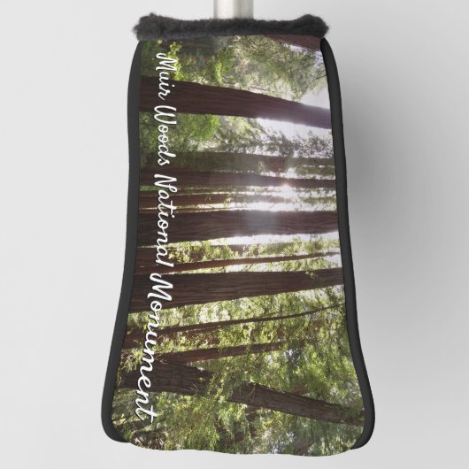 Tot de sequoia's in de ochtend golfheadcover (Draai 90)