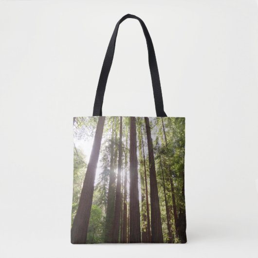 Tot de sequoia's in de ochtend tote bag (Voorkant)