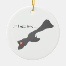 Tot de volgende keer Madeline Island-ornament Keramisch Ornament