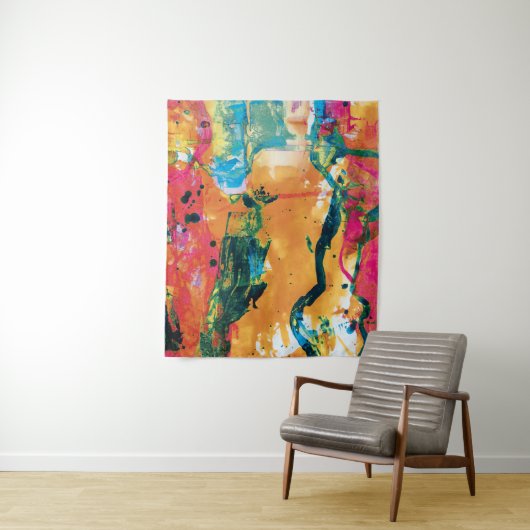 Tot de zonsondergang. wandkleed (In situ)