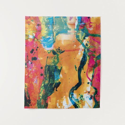 Tot de zonsondergang. wandkleed (Voorkant)