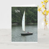 TOT EEN GROOT SON OP DE TWEEDE DAG! KAART (Gele Bloem)