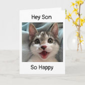 TOT EEN GROOT SON OP DE TWEEDE DAG! KAART (Gele Bloem)