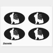 Tot elke kooi leeg is (ALF) Ovale Sticker (Vel)