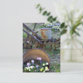 tot en met bloemen briefkaart (Staand voorkant)