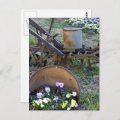 tot en met bloemen briefkaart (Voorkant / Achterkant)