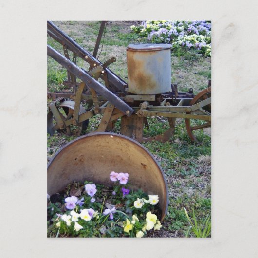 tot en met bloemen briefkaart (Voorkant)