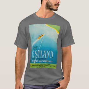 Tot Estland poster van het klassieke reisjaar T-shirt