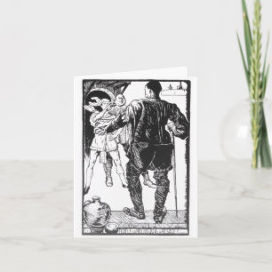 Tot Eulenspiegel Notecard Kaart
