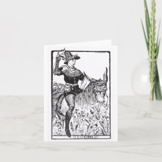 Tot Eulenspiegel Notecard Kaart (Voorkant)