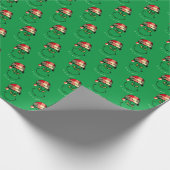 Tot Geen Goed - Groene Kerstmis Karakter Cadeaupapier (Hoek)