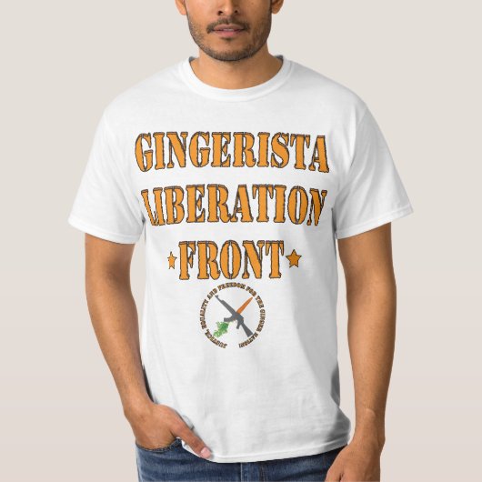 Tot Gingerista! T-shirt (Voorkant)