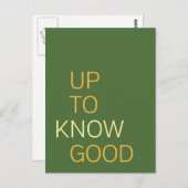 Tot goed weten briefkaart (Voorkant / Achterkant)