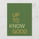 Tot goed weten briefkaart (Voorkant)