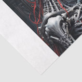 Tot het einde - Decoupage - Tissuepapier (Detail)