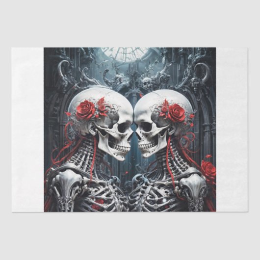 Tot het einde - Decoupage - Tissuepapier (Voorkant)