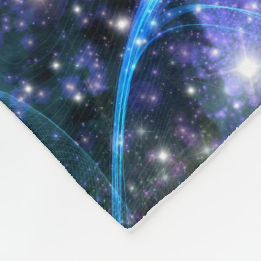 Tot het einde der tijden, galactische ruimte ontsn fleece deken (Hoek)