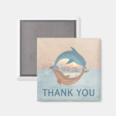 Tot het einde van de tijd Bruiloft Dank je wel gun Magneet (Voorkant / Achterkant)