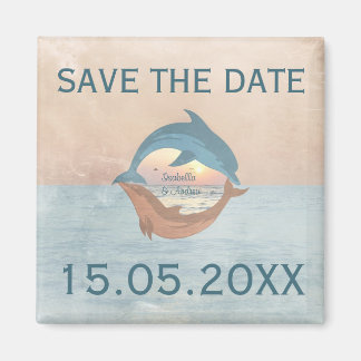 Tot het einde van de tijd Bruiloft Save the Date Magneet