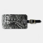 tot het gelukkige einde of het gebroken hart bagagelabel (Voorkant horizontaal)