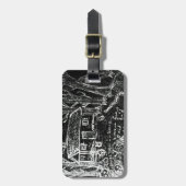 tot het gelukkige einde of het gebroken hart bagagelabel (Voorkant verticaal)