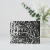 tot het gelukkige einde of het gebroken hart briefkaart (Staand voorkant)