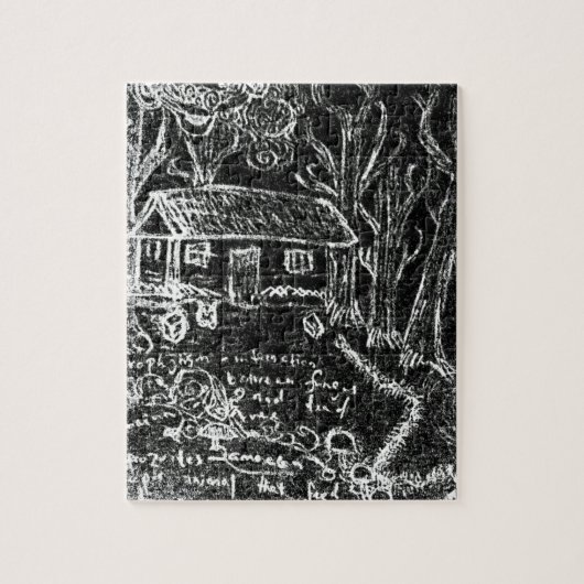 tot het gelukkige einde of het gebroken hart legpuzzel (Verticaal)