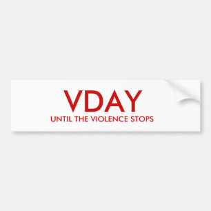 TOT HET GEWELD OPLOOPT, VDAAG BUMPERSTICKER
