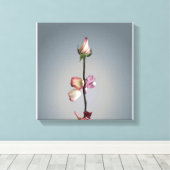 Tot het laatste blad... canvas afdruk (Insitu (Houten vloer))