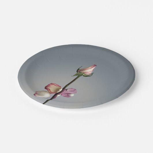 Tot het laatste blad... papieren bordje (Gekanteld)