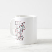 Tot ik begin koffiemok (Voorkant links)