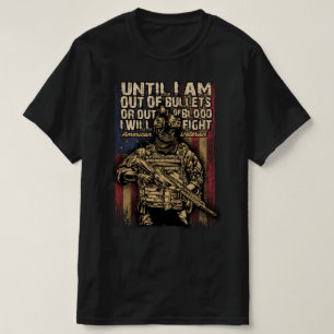 tot ik uit de kogel of uit bloedveteranen ben t-shirt