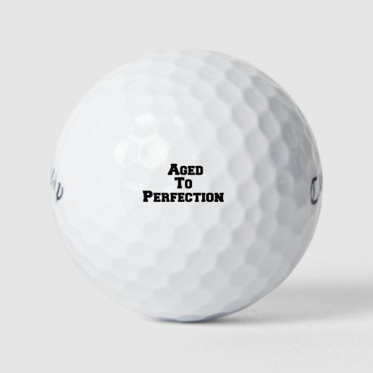Tot in de perfectie golfballen (Voorkant)