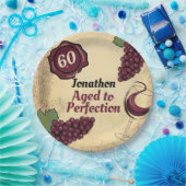 Tot in de perfectie verjaardagsfeest wijnproeverij papieren bordje (Feest)