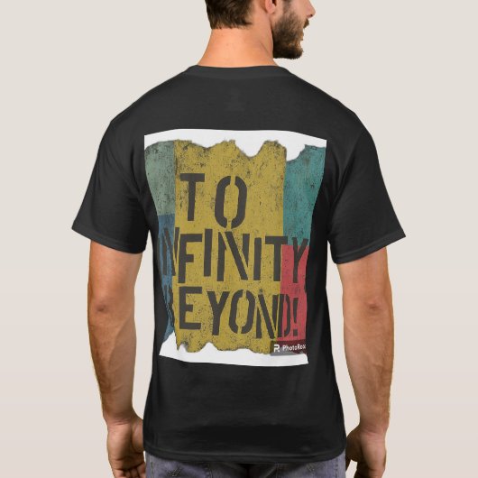 Tot in het oneindige!. t-shirt (Achterkant)
