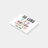 Tot is het zover, kleuterschool hier kom ik Voor-k Post-it® Notes (Schuin)