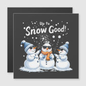 Tot Kerstmis Goed Grappige Sneeuwman Kerstmis  (Voorkant / Achterkant)