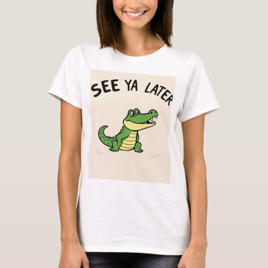 Tot Later Aligator T-Shirt (Voorkant)