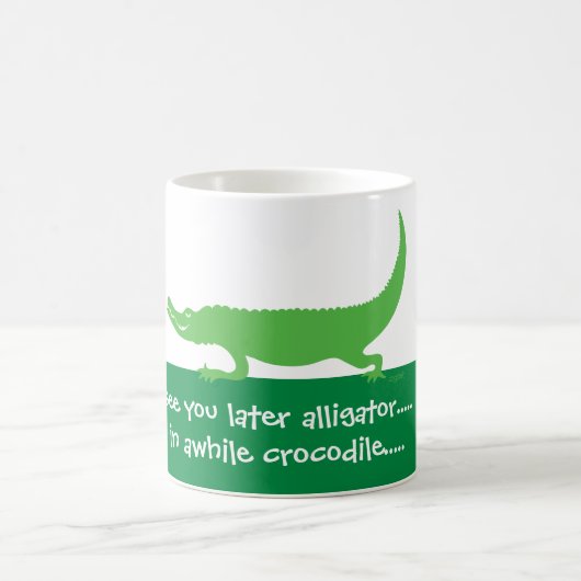 Tot later Alligator Green Mok (Center)