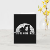 Tot Later Graafmachine Bouwvakker Cadeau  Kaart (Gele Bloem)