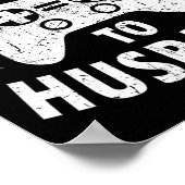 Tot man Verloving bruiloft bruidegom videospel Poster (Hoek)