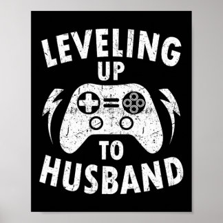 Tot man Verloving bruiloft bruidegom videospel Poster