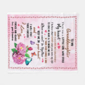 tot mijn kleindochter kerstliefde van oma fleece deken (Voorkant (Horizontaal))