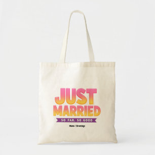 Tot nu toe getrouwd, zo'n goed Pas getrouwd stel Tote Bag