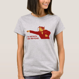 Tot oneindig en verder t-shirt