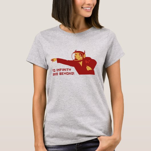 Tot oneindig en verder t-shirt (Voorkant)