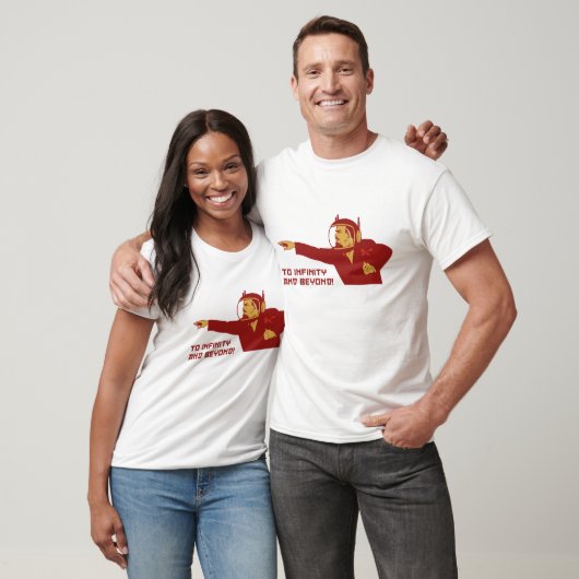 Tot oneindig en verder t-shirt (Unisex)