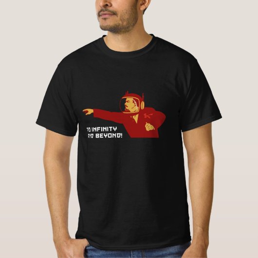 Tot oneindig en verder t-shirt (Voorkant)
